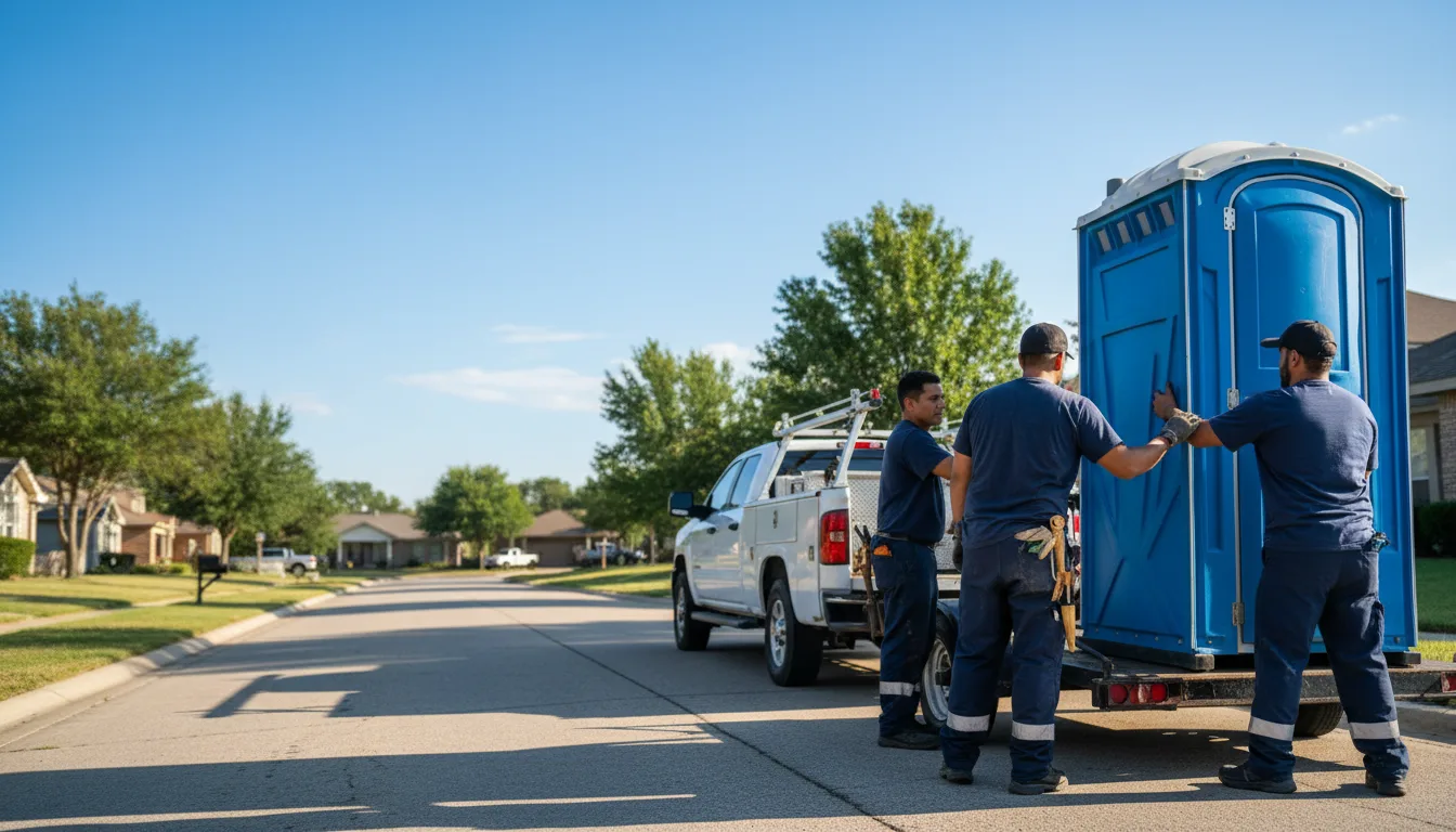 Portable Toilet Rental in Rufe, OK near me